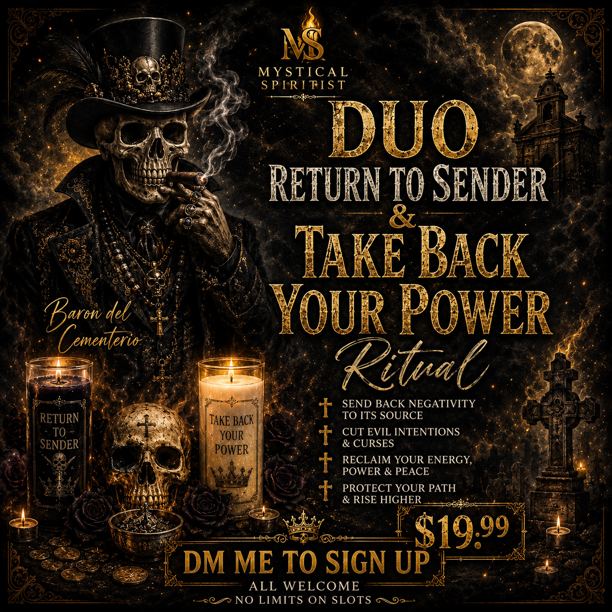 Duo Return To Sender & Take Back Your Power Ritual