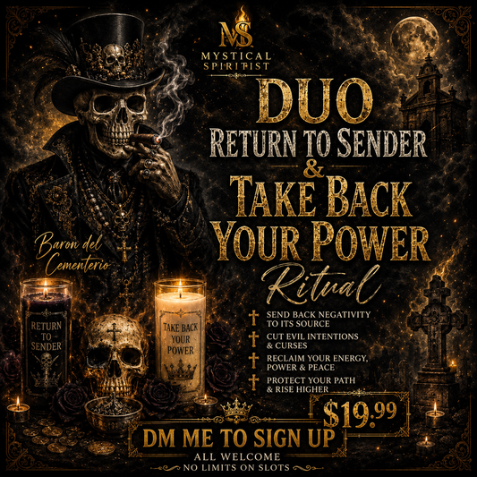 Duo Return To Sender & Take Back Your Power Ritual